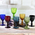 Goblet kaca goblet yang berwarna gupung kaca tinggi